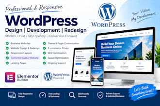 design or redesign your website with new and elegant designs