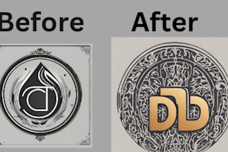 edit,update or redesign your current logo creatively