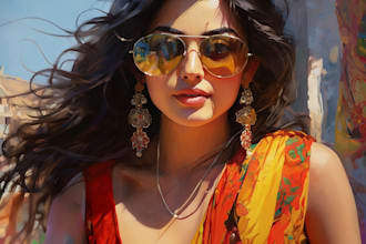 create hyper realistic ai arts and illustration based your texts