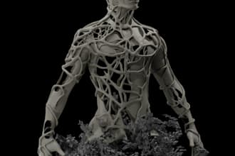 create custom 3d game characters model