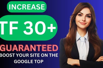 increase your website magestic trust flow 30 plus