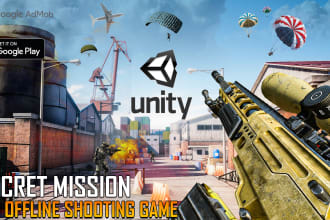 develop 3d simple addictive mobile shooting game