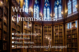 write your short stories, worldbuilding and fanfics