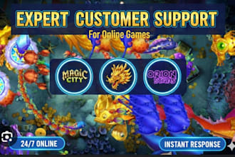 provide 24 by 7 customer support for every online game
