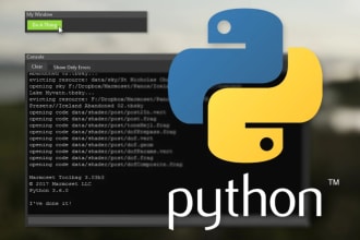 create the python script you need
