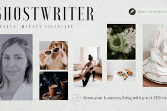 write niche specific blog content with a strong SEO focus