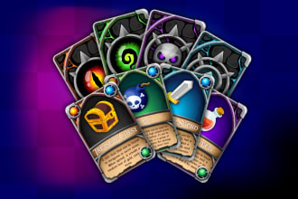 create high quality tcg card game, trading card, board game