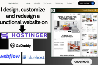 deploy modern wordpress website on godaddy hostinger bluehost