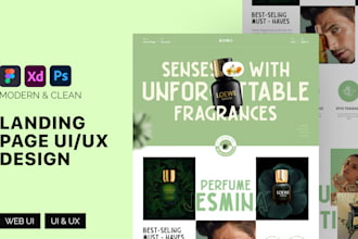 design website and mobile app UI UX figma
