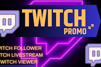 do organically promote and bring the live viewers to your twitch channel