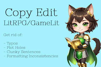 copy edit your litrpg novel