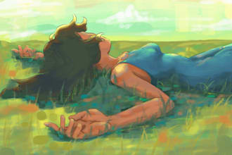 make colorful, eyecatching digital art