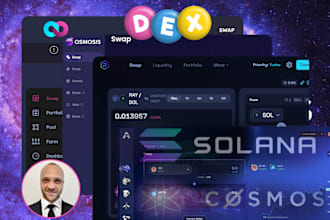 build dapps like dex, defi on cosmos and solana, evm xrp