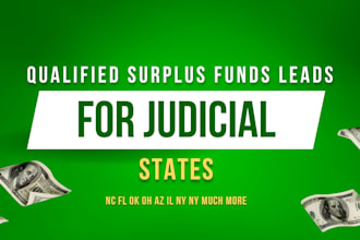 find judicial state surplus funds lists