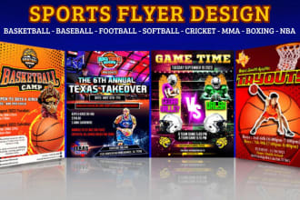 design fitness, sports, football, MMA, nba  flyer and poster
