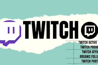 organic youtube, twitch ,kick channel promotion to gain real and active result