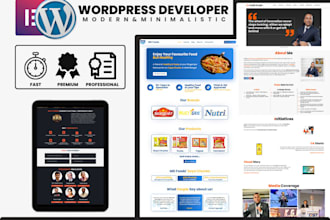 make framer website or landing page, wordpress elementor