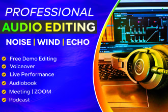 remove noise, repair, master your audio, dialogue, podcast or meetings
