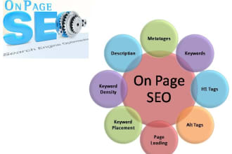 do on page SEO with meta tags, heading h1 tags
