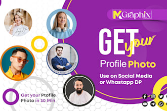 design a profile and photo editing within 2 hours