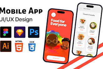 do UI UX design with figma for ios and android mobile apps