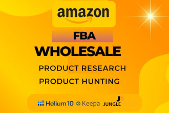 do amazon fba wholesale product hunting and profitable product research