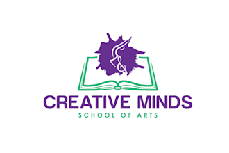 make unique heritage excellent logo for a school of arts