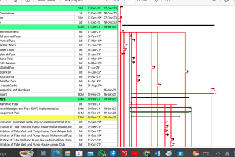 prepare accurately schedule on primavera p6 or ms project