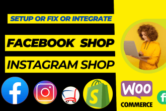 set up instagram and facebook shops with shopify