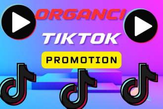 promote and grow your tiktok video for like, views and viral