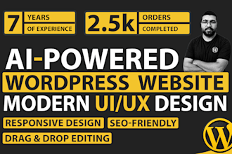 build an ai powered wordpress elementor website