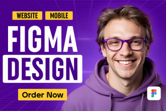 do figma design for figma website, figma design website, website ui ux