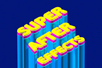 create text animation in a 3d style