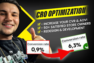 increase the conversion rate of your shopify store by redesigning and building
