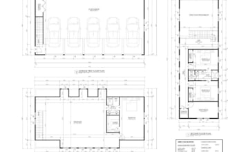 design architectural construction drawing patio home addition for city permit