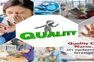 write quality nursing, public health, and healthcare work