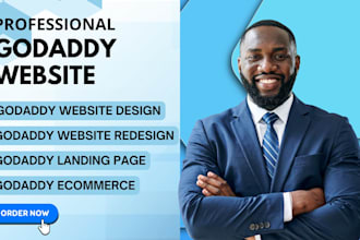 design godaddy website, godaddy website redesign, godaddy SEO, godaddy website