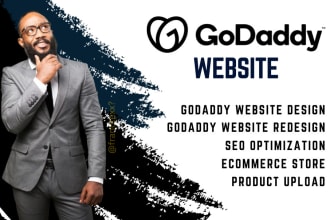 design godaddy website, godaddy website redesign, godaddy SEO, godaddy website