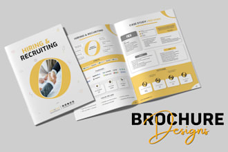 design amazing marketing brochures