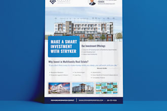 create digital and print format flyer
