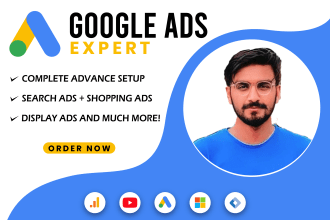 setup and optimize google ads, adwords, PPC campaigns