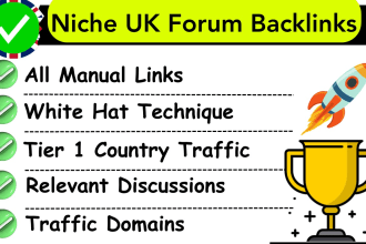 create UK usa forum niche whitehat backlinks