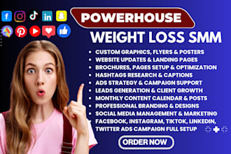 weight loss leads landing page coach peptide facebook ads semaglutide website