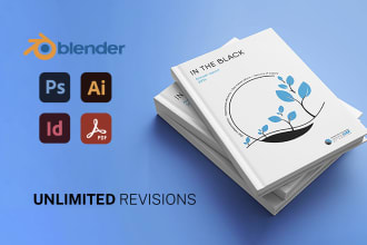 design professional book cover, book sleeve and  3d mockup