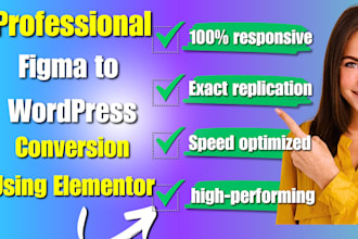 convert figma to wordpress figma to elementor or html to wordpress