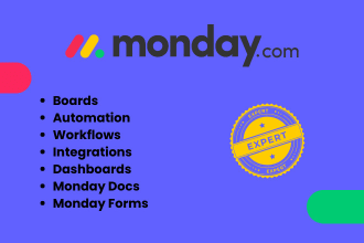 setup your monday work os for project management, monday CRM
