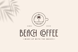 design premium line art logo for your business