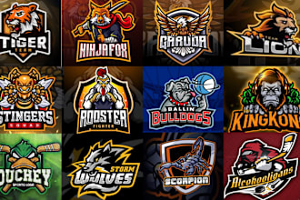 design baseball, basketball, football, soccer, hockey, all sports logo