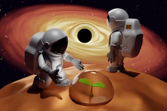 create 3d stylized artworks and illustrations