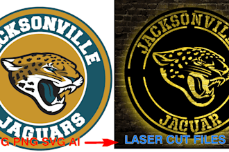 convert image to cnc plasma or laser cutting, dxf, dwg lightburn file